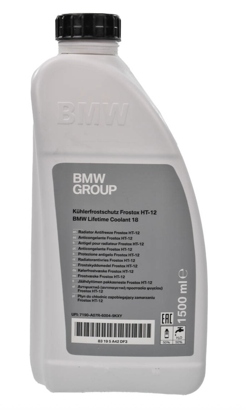 BMW Lifetime Coolant HT-12 (зелений, концентрат -74°С) 1.5 л. 83195A42DF3