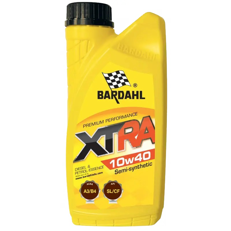 BARDAHL XTRA 10W40  A3/B4, API SN/CF, BMW Longlife-98, MB 229.1, VW 501.01/505.00 1 л. 34131