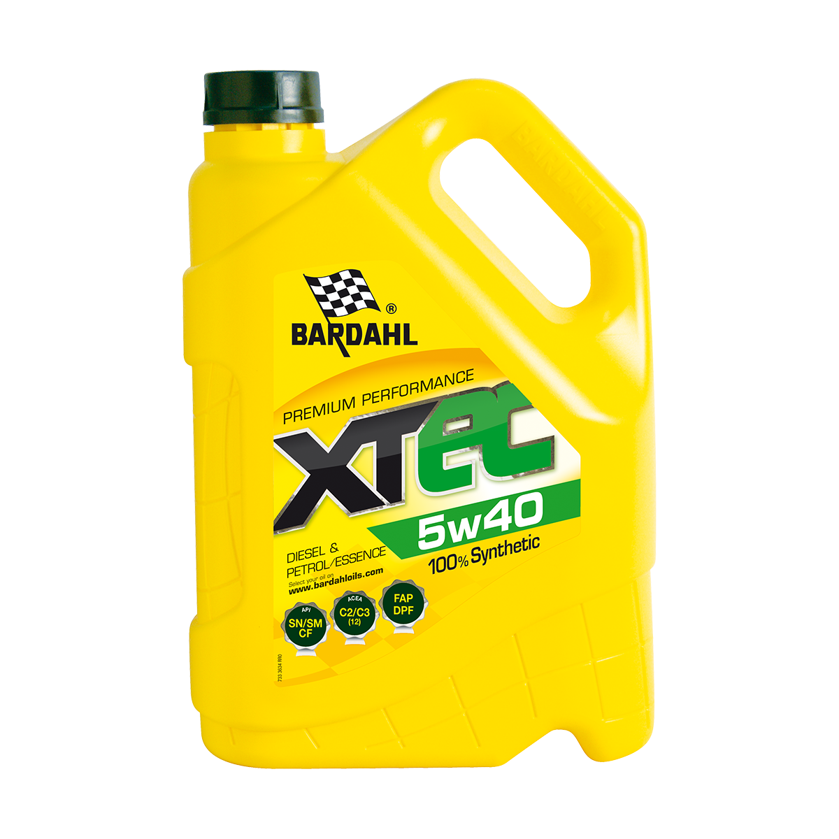 BARDAHL XTEC 5W-40  SN/CF C3 MB 229.51/ 229.31/226.5 VW 502.00/505.00/505.01 RN0700/RN0710 4 л. 36342