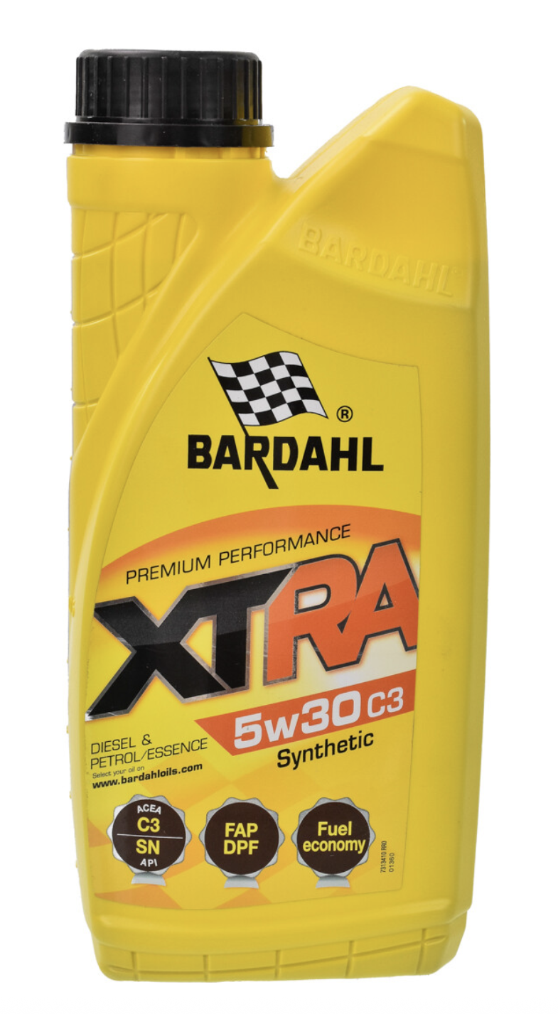 BARDAHL XTRA 5W-30  SN C3 MB 229.31 VW 507.00 VW 504.00 1 л. 34101