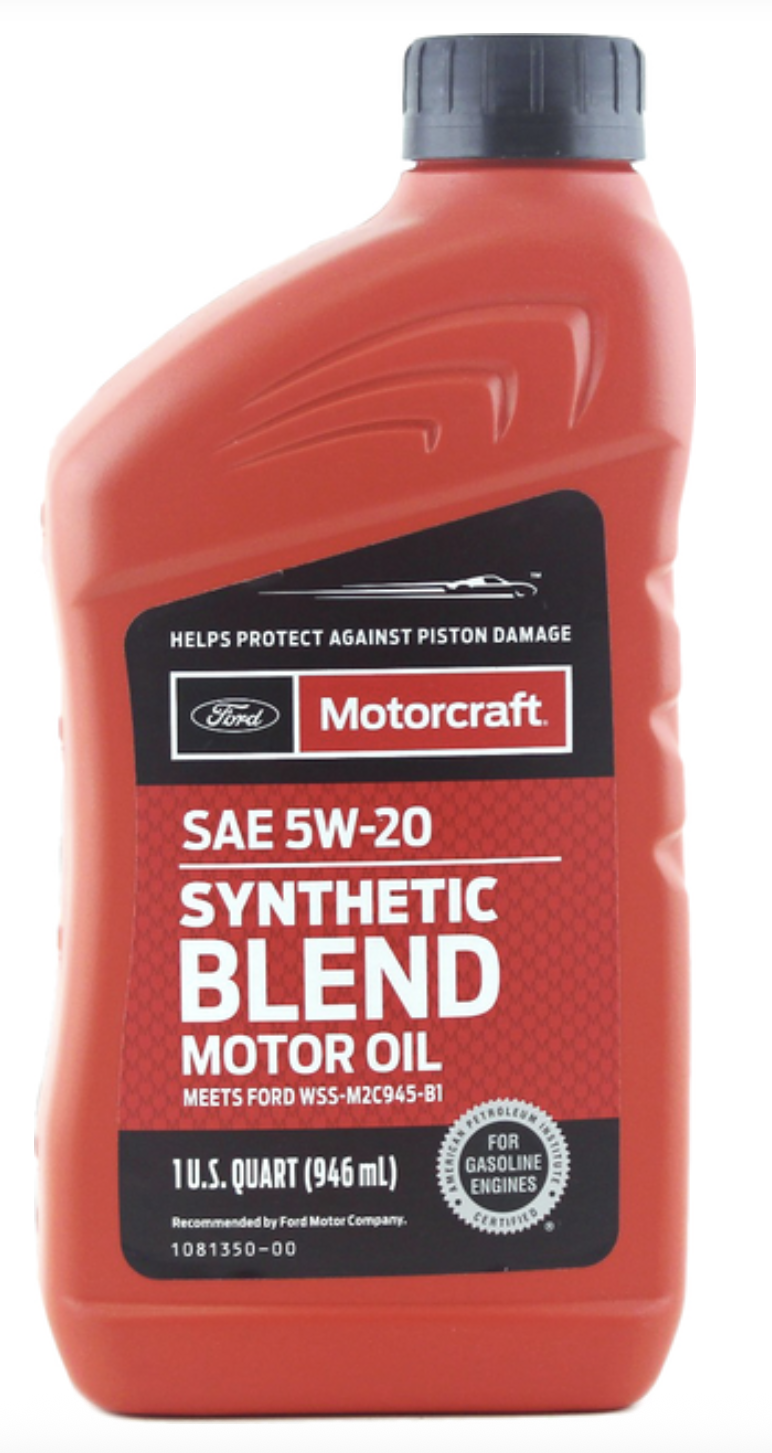 Ford Motorcraft Synthetic Blend 5W-20 0.946 л. XO5W20Q1SP