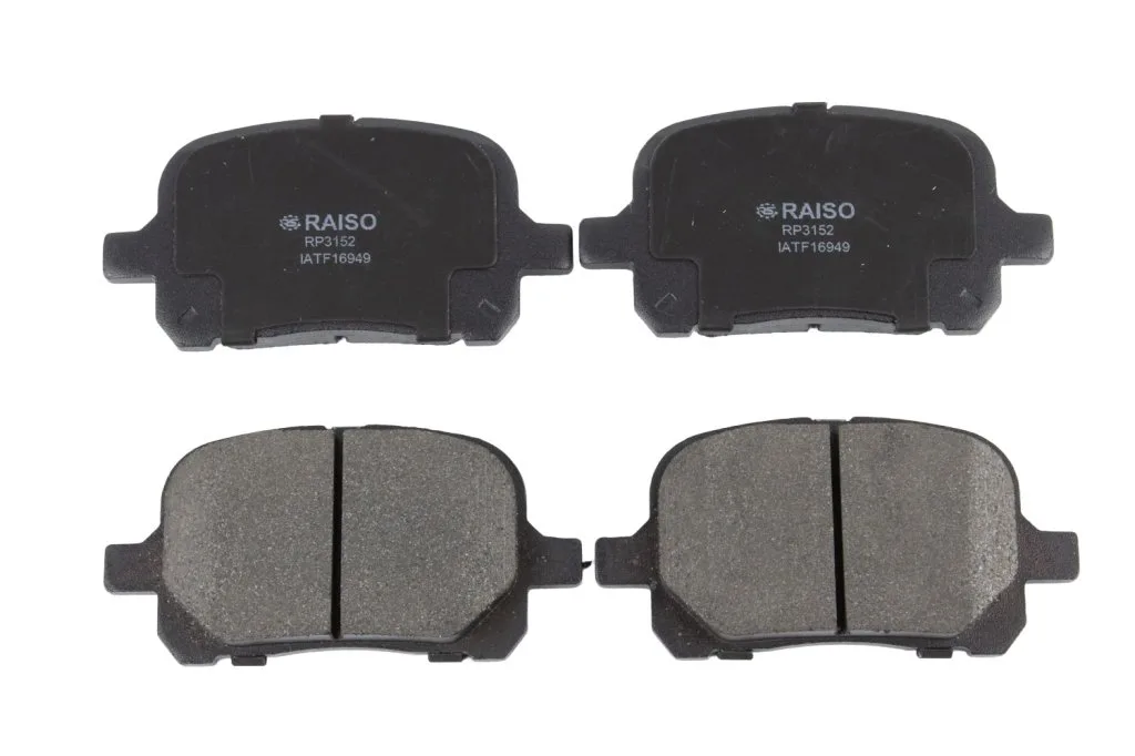 Колодки гальмівні передні Raiso — Lexus ES, Lexus RX, Toyota Camry та ін. RP3152