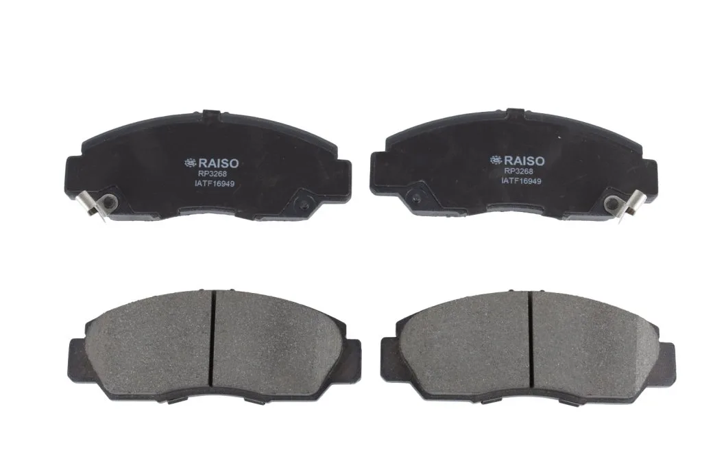 Колодки гальмівні передні Raiso — Acura TL, Honda Accord, Honda Civic та ін. RP3268