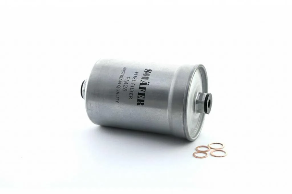 Фільтр паливний Audi, Ford, Saab, VW, Volvo, 1.6-2.6, 78-00, (з чотирма кільцями) SHAFER FM28