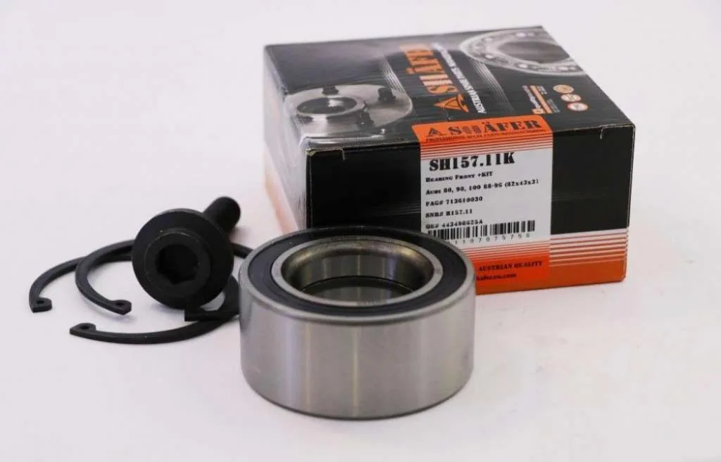 Підшипник передній Audi 80, 90, 100, 88-96, (37x43/45x82), монт. ккт.+ SHAFER SH157.11K