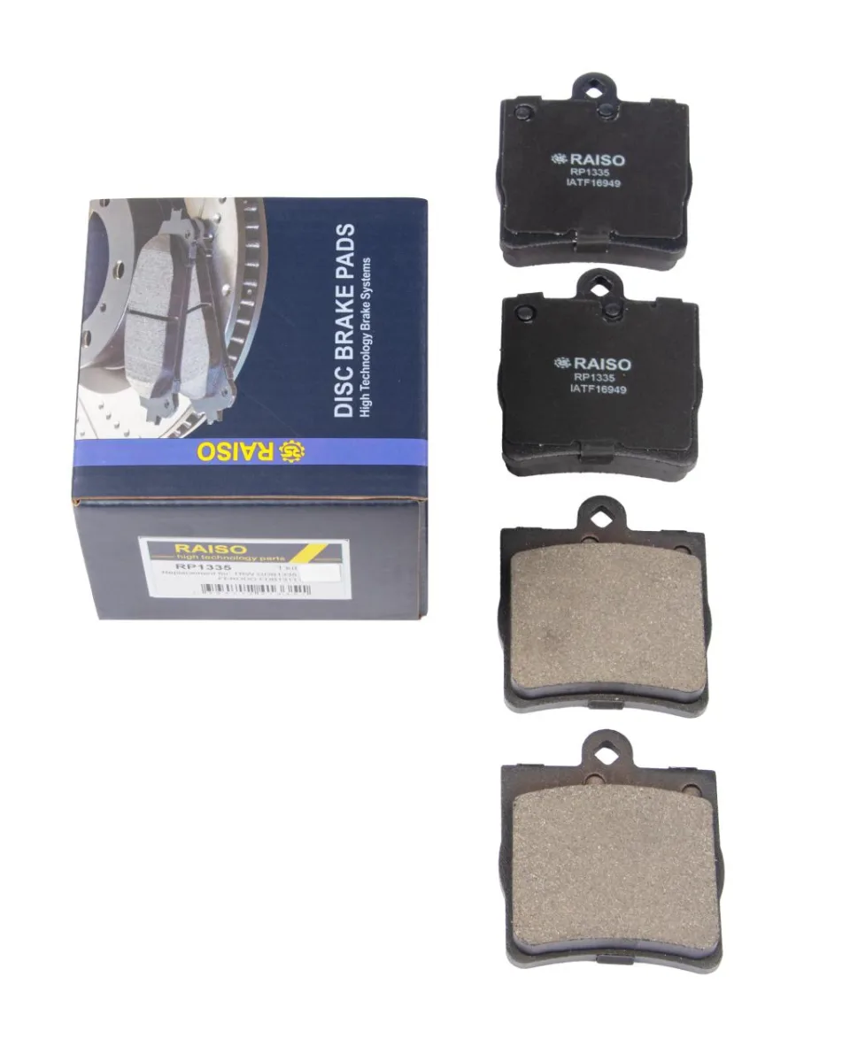 Колодки гальмівні задні Raiso — Mercedes-Benz C-Class, Mercedes-Benz CLK, Mercedes-Benz E-Class та ін. RP1335 — фото 2
