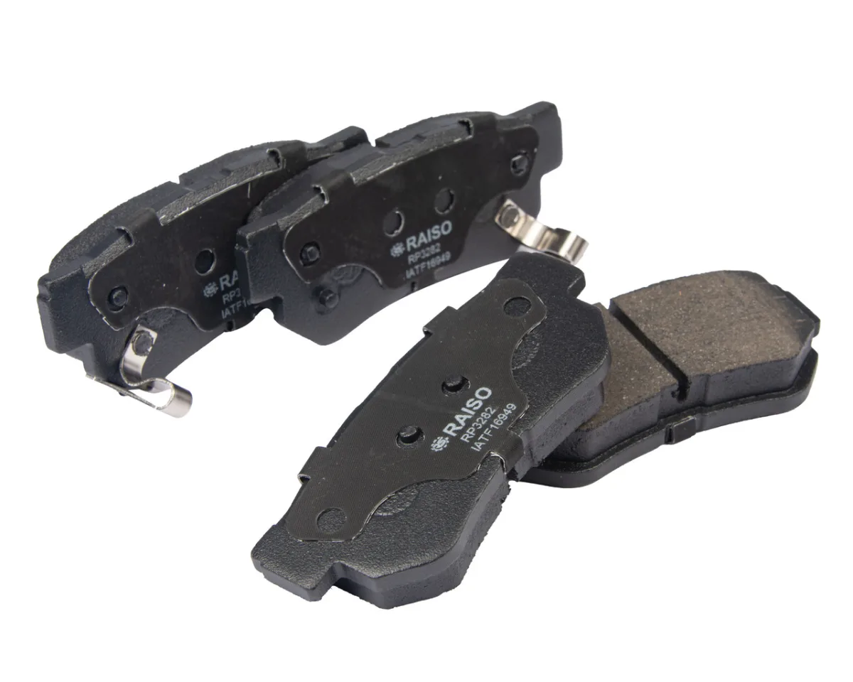 Колодки гальмівні задні Raiso — Hyundai Tucson, Hyundai Santa Fe, Hyundai Getz та ін. RP3282 — фото 3