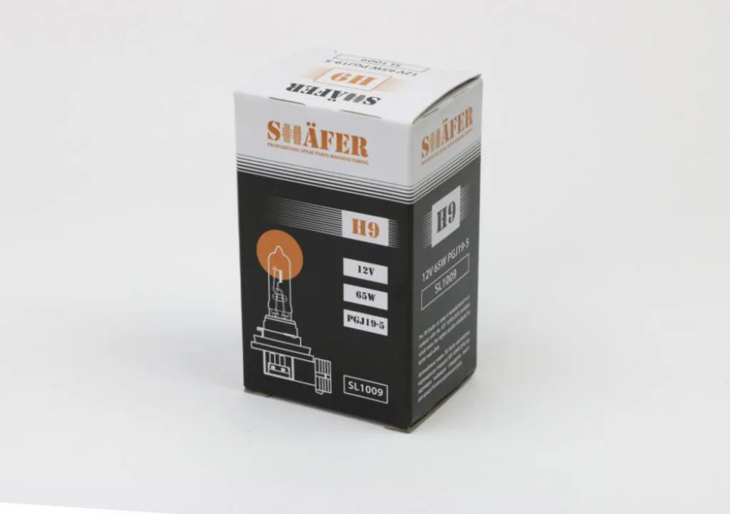 Лампа галогенова H10 12V 42W PY20D  (картонна упаковка 1шт) SHAFER SL1010