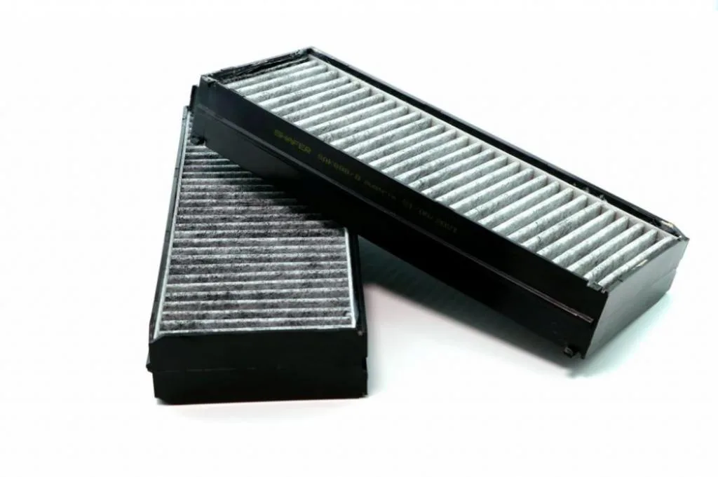 Фильтр салонний Huyndai Santa Fe I, Sonata IV, Trajet, 01-08, (2 шт), угольный SHAFER SAK896/S