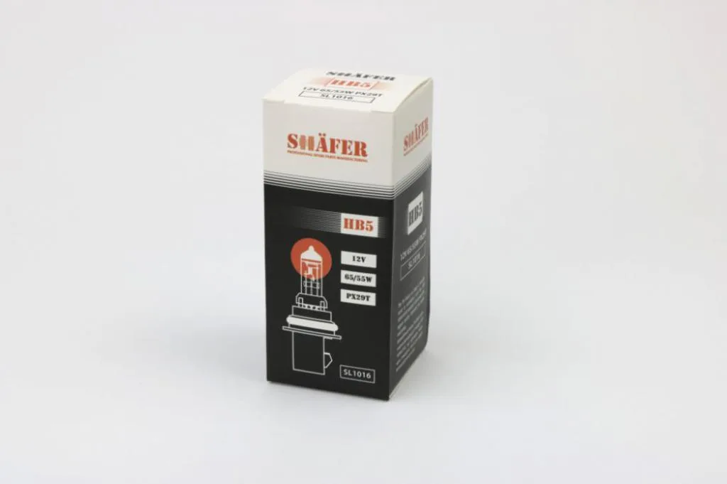 Лампа галогенова HB5 12V 65/55W PX29T  (картонна упаковка 1шт) SHAFER SL1016