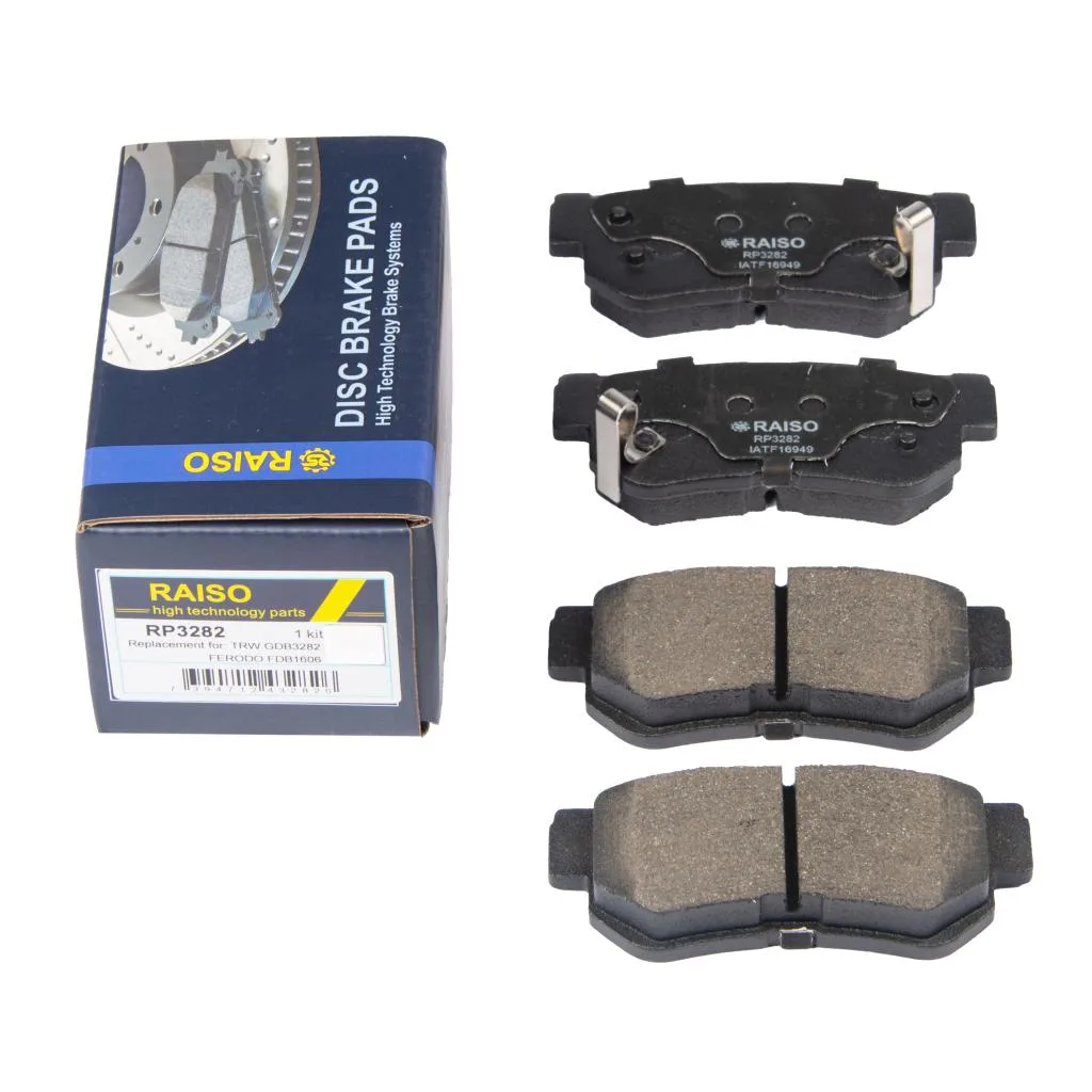 Колодки гальмівні задні Raiso — Hyundai Tucson, Hyundai Santa Fe, Hyundai Getz та ін. RP3282 — фото 4