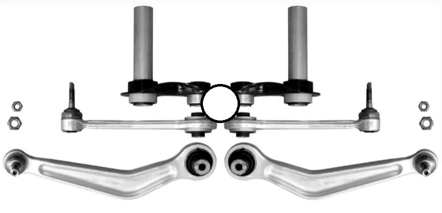 Комплект важелів задньої підвіски Raiso — BMW 5-Series, BMW 6-Series, BMW 7-Series RL333200KIT