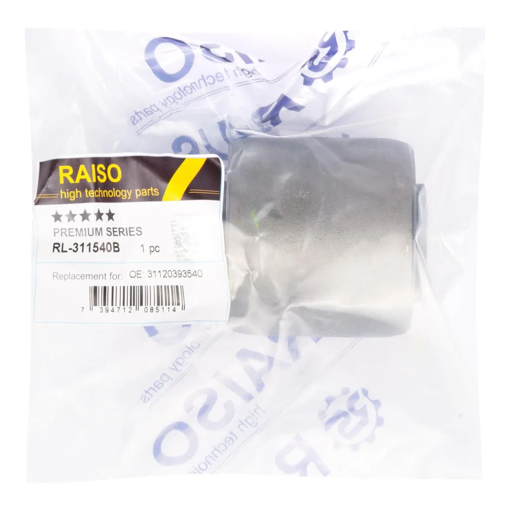 Сайлентблок переднього важеля нижній Raiso — BMW 1-Series, BMW 3-Series, BMW 5-Series та ін. RL311540B
