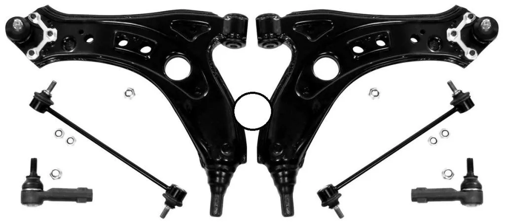 Комплект важеля передньої підвіски Raiso — Seat Ibiza, Seat Cordoba, Skoda Fabia та ін. RL407015KIT