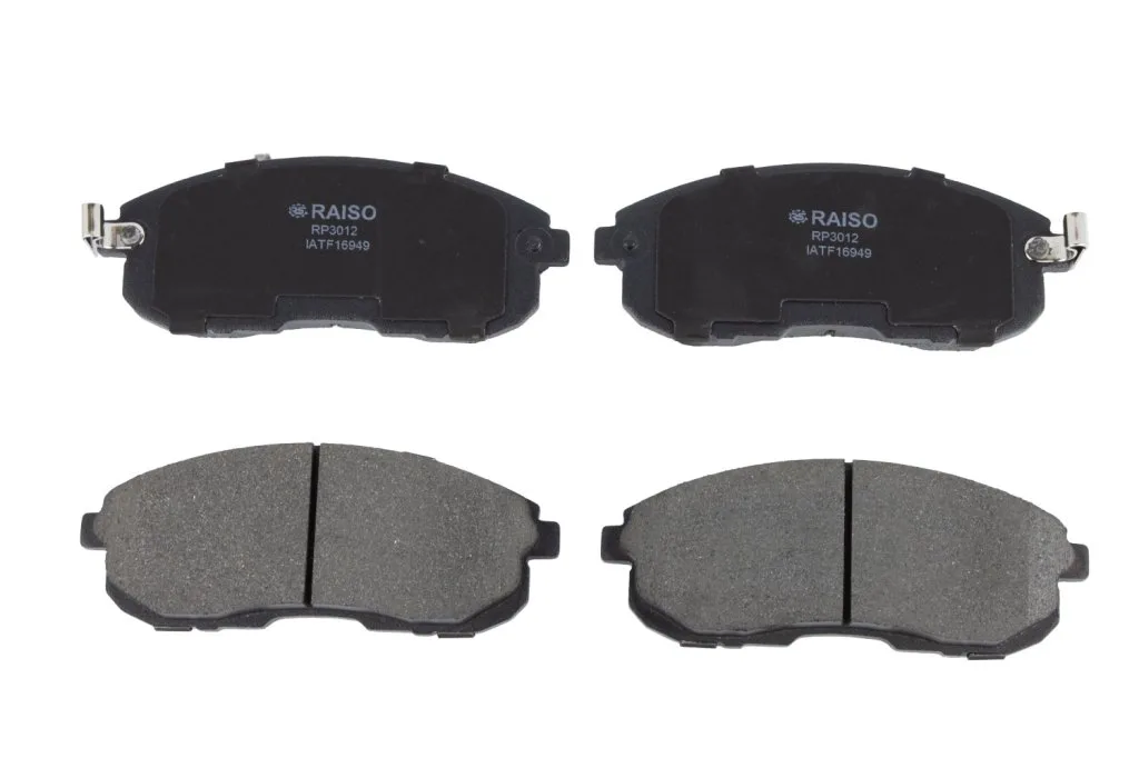 Колодки гальмівні передні Raiso — Infiniti i30, Infiniti I35, Nissan 200SX та ін. RP3012