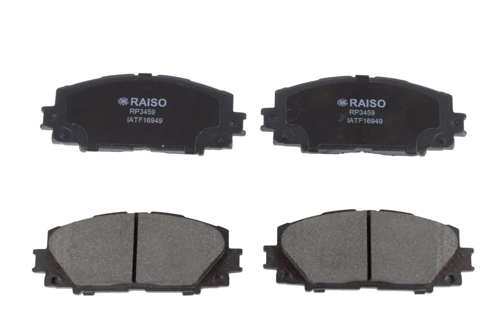 Колодки гальмівні передні Raiso — Toyota Yaris, Toyota Prius, Toyota Premio та ін. RP3459