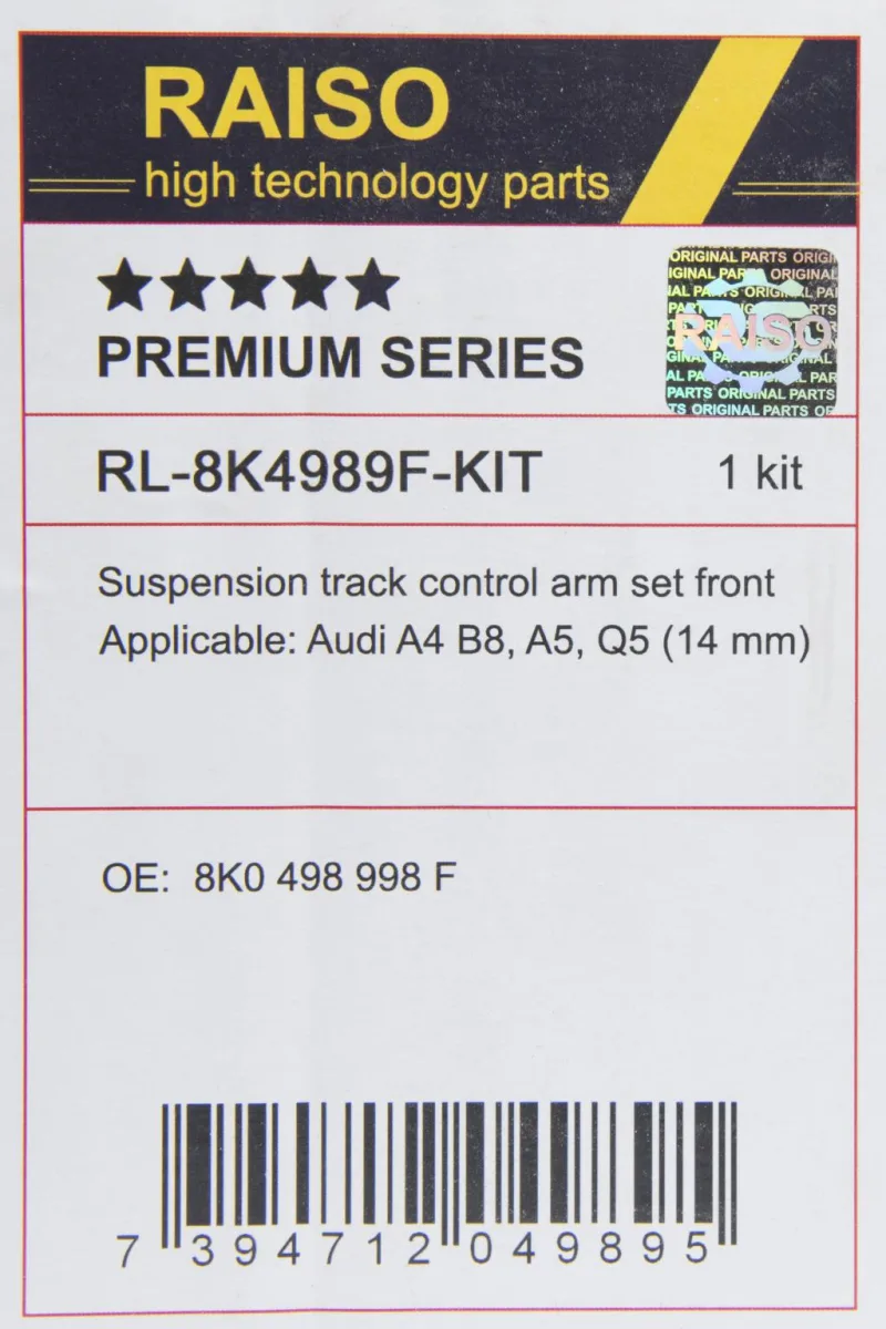 Комплект важелів Raiso — Audi A4 RL8K4989FKIT