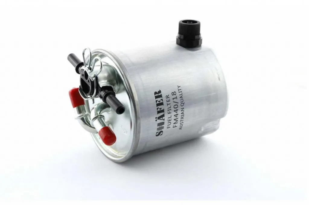 Фільтр паливний Renault Koleos, Murano II, NV200, Qash Qai I, X-Trail 1.5D-2.5D (07-), (без клапану) SHAFER FM440/18