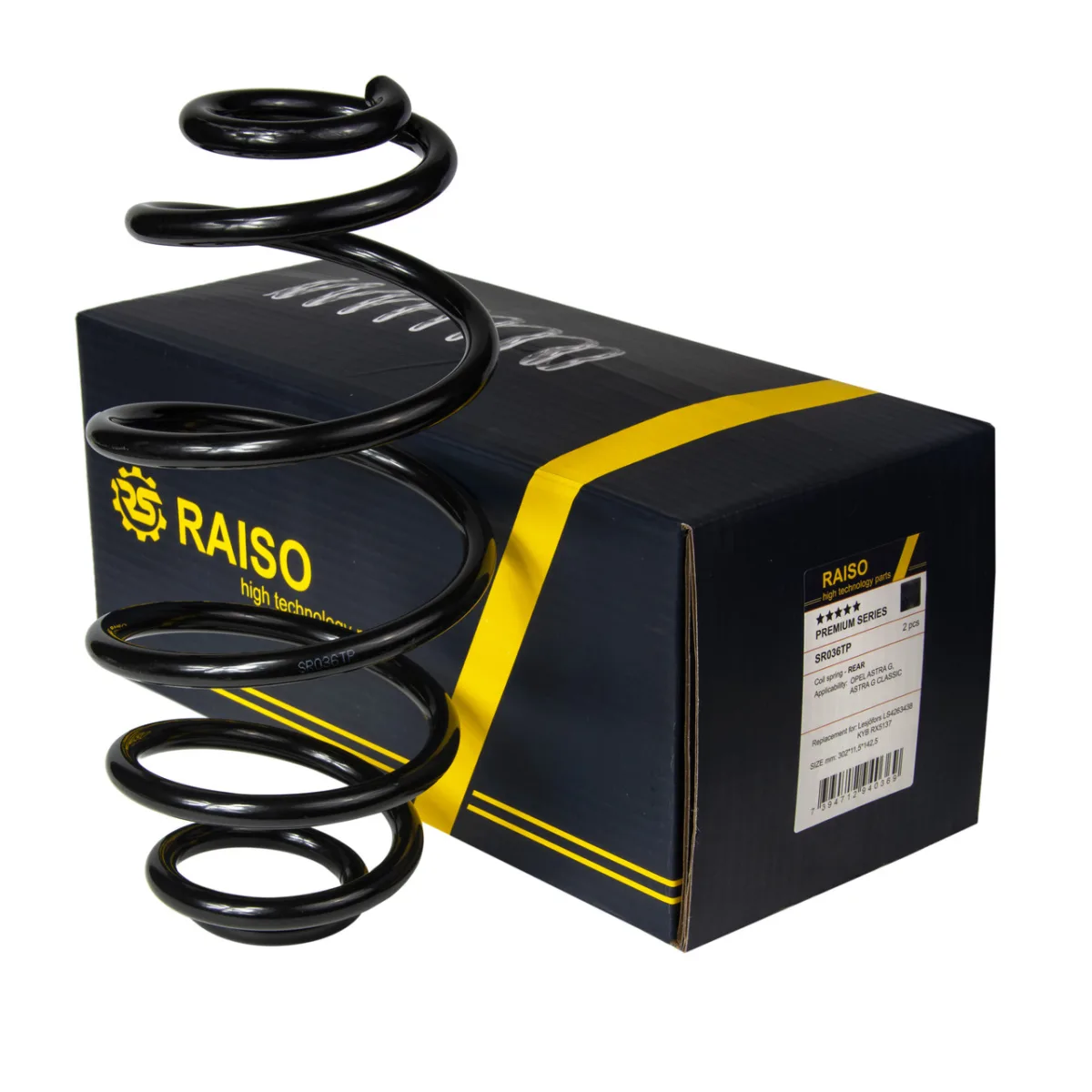 Пружина задня Raiso — Opel Astra SR035TP