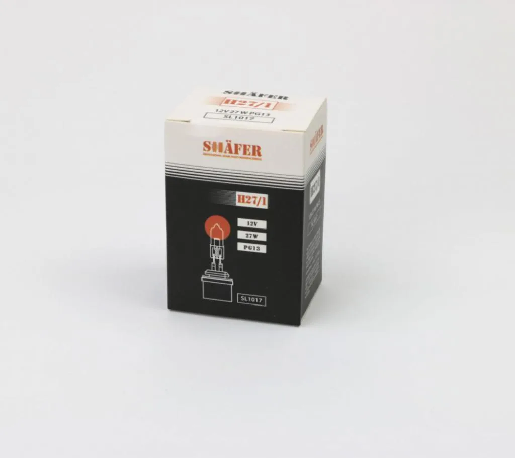 Лампа галогенова H27/1 12V/27w PG13  (картонна упаковка 1шт) SHAFER SL1017