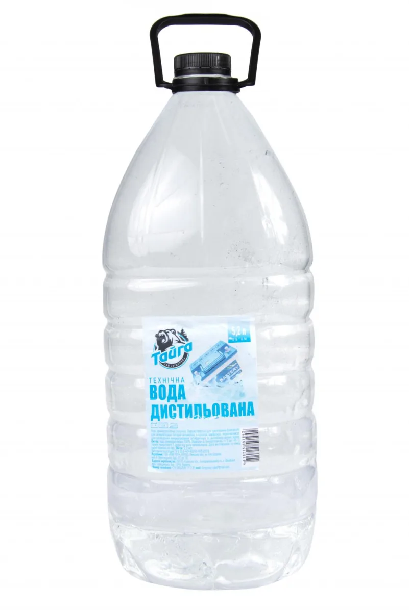 Вода дистильована Тайга 5 л УКРАЇНА adv13